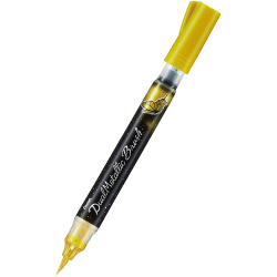 Маркер четка Pentel Dual Metallic злато