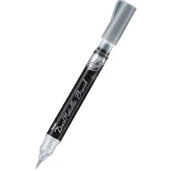 Pentel Dual Metallic brush marker silver