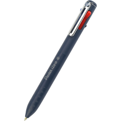 Химикалка авт. Pentel Izee 4цв 1.0 т.син