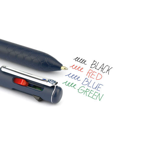 Химикалка авт. Pentel Izee 4цв 1.0 т.син, 1000000000042971 02 