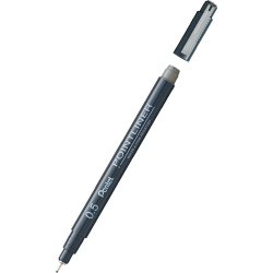 Тънкописец Pentel Pointliner 0.5мм сив