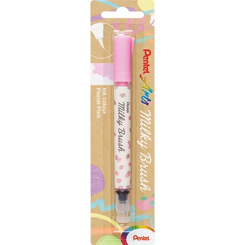 Pentel Milky Brush brush marker pink, 1000000000042034 02 