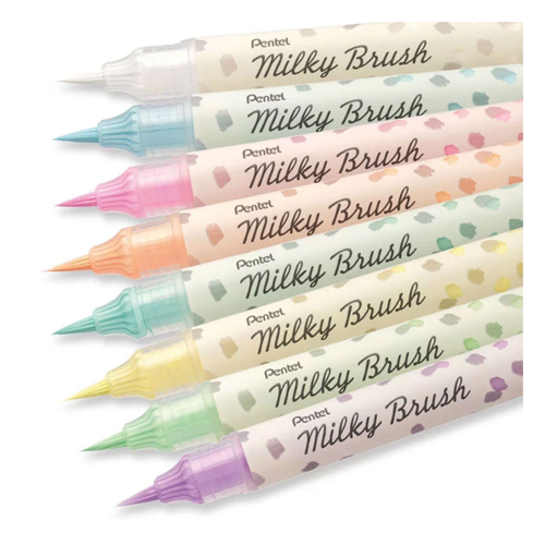 Маркер четка Pentel Milky Brush розов, 1000000000042034 03 