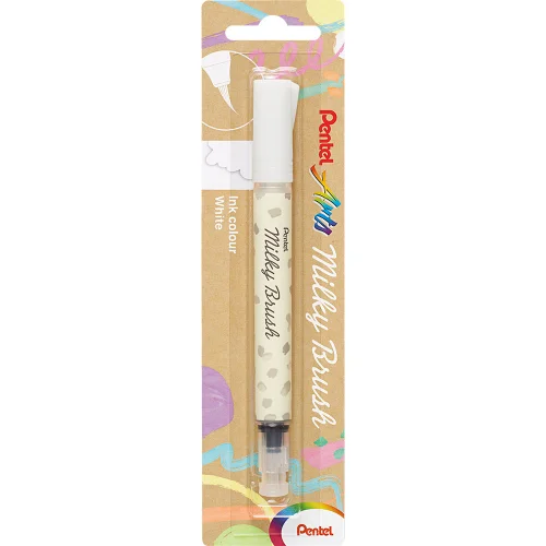 Pentel Milky Brush brush marker white, 1000000000042037 02 