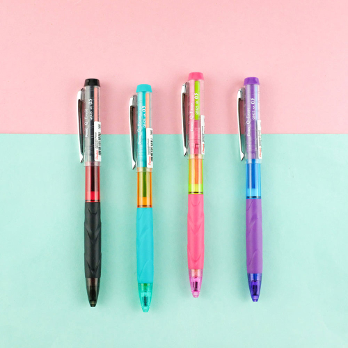 Mech. Pencil Pentel Q-Erase 0.5mm Pink, 1000000000045980 02  — OK Office Mech. Pencil Pentel Q-Erase 0.5mm Pink, 1000000000045980 02