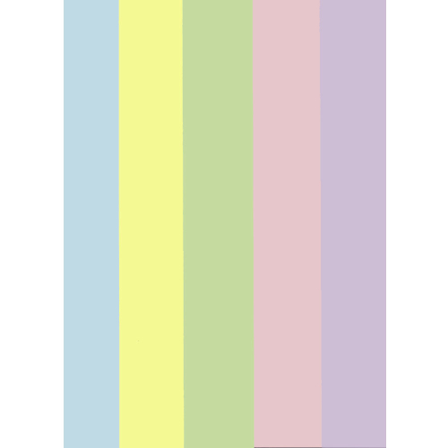 Paper color DA pastel RAINBOW 3 A4 500sh, 1000000000015485 03 