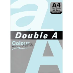 Хартия Double A пастел син Ocean A4 100л