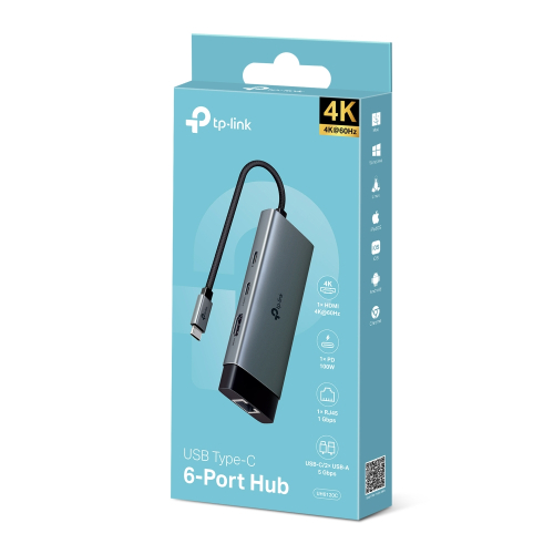 USB-C хъб TP-Link UH6120C, 2008885020625271 04 