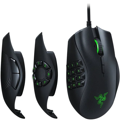 Razer Naga Trinity - Multi-color Wired MMO Gaming Mouse, 2008886419332374