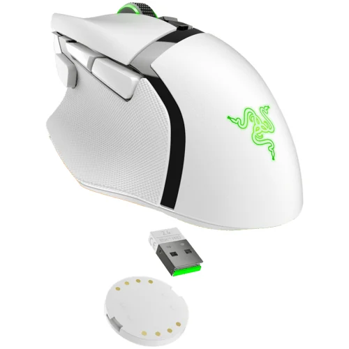Razer Basilisk V3 Pro White, Wireless Gaming Mouse, 2008886419333937 02 