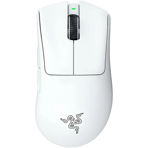 Безжична геймърска мишка Razer DeathAdder V3 Pro бял, True 30000 dpi, 2008886419334163