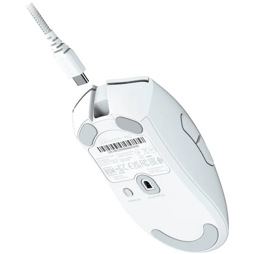 Безжична геймърска мишка Razer DeathAdder V3 Pro бял, True 30000 dpi, 2008886419334163 03 