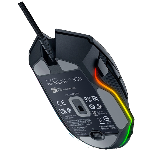 Геймърска мишка Razer Basilisk V3 35K, черен, 2008886419334576 02  — OK Office Геймърска мишка Razer Basilisk V3 35K, черен, 2008886419334576 02