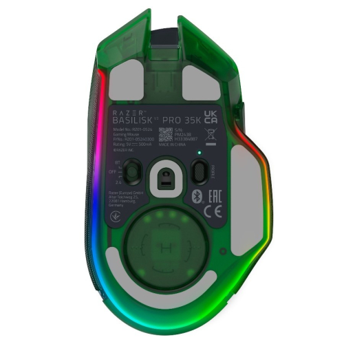 Razer Basilisk V3 Pro 35K Wireless Gaming Mouse, Green, 2008886419334804 05 