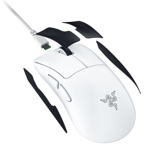 Безжична геймърска мишка RAZER DeathAdder V4 Pro, Бяла, 2008886419334903 03 