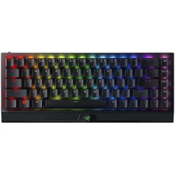 Razer BlackWidow V3 Mini Wireless Gaming Keyboard HyperSpeed, Green Switch, Black