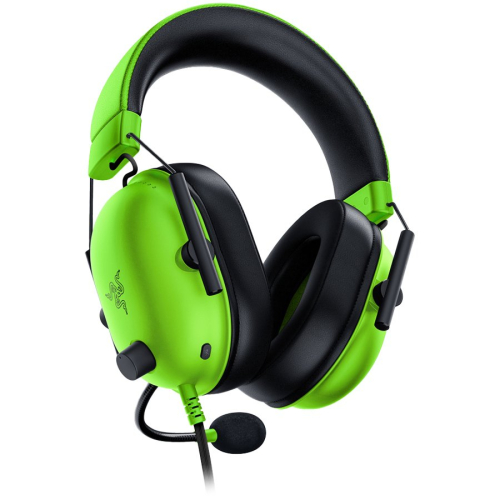 Razer BlackShark V2 X Gaming Headphones, Green, 2008886419379522 03 