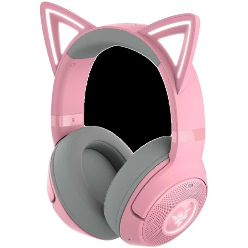 Слушалки Kraken Kitty BT V2 - Quartz Ed. Pink, Wireless Gaming Headset, Kitty Ears and Earcups, Bluetooth 5.2 with Gaming Mode, 2008887910060544 02 