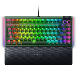 Геймърска клавиатура Razer BlackWidow V4 75%, зелен