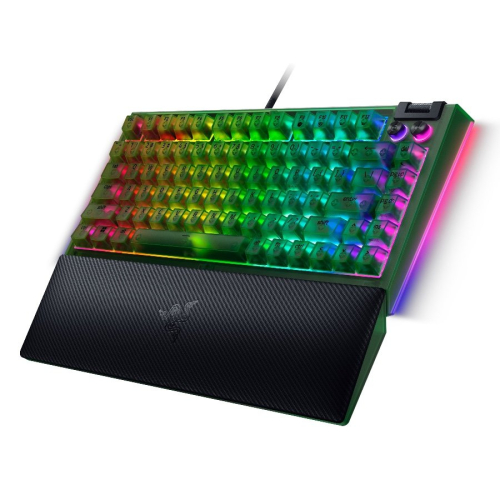 Геймърска клавиатура Razer BlackWidow V4 75%, зелен, 2008887910072783 03 