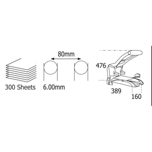 Перфоратор Kangaro HDP-2320N 300л, 1000000000017404 02 