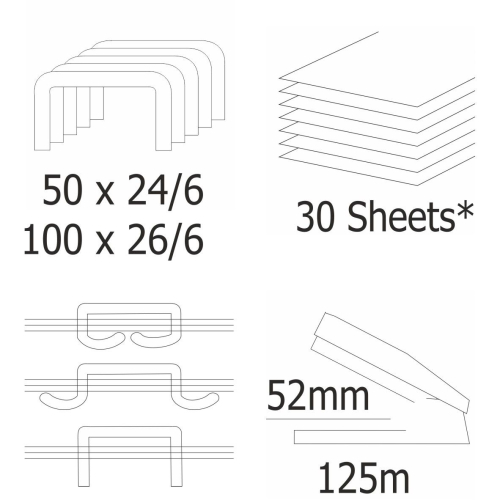 Stapler Kangaro PRO-45 24/6 30p blue, 1000000000023526 03 