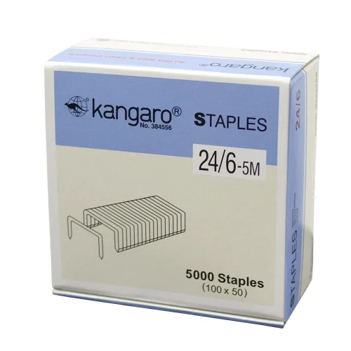 Staples for stapler Kangaro 24/6 op 5000, 1000000000017339