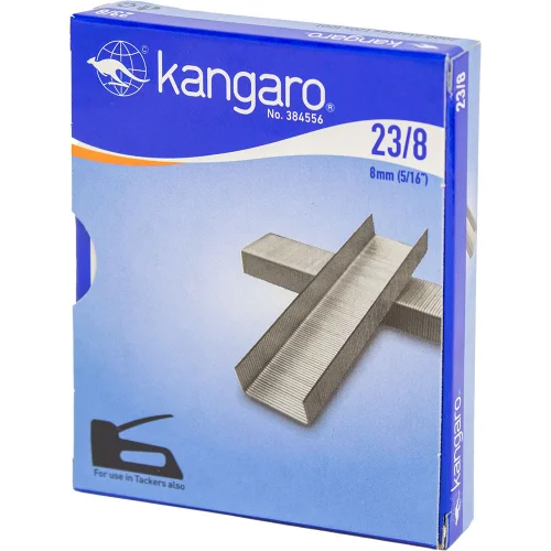 Staples for stapler Kangaro 23/8 2000 pc, 1000000000017344