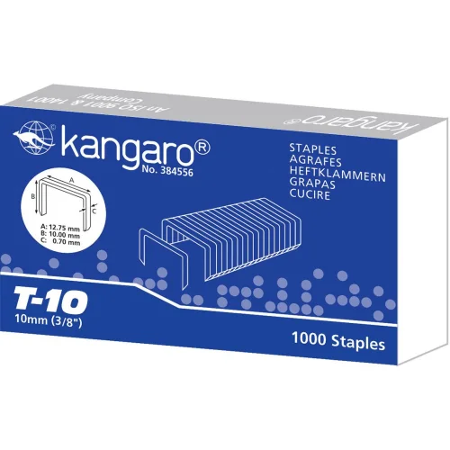 Staples for Tacker Kangaro T-10 1000pcs, 1000000000018757