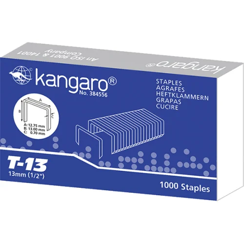 Staples for Tacker Kangaro T-13 1000pcs, 1000000000018756