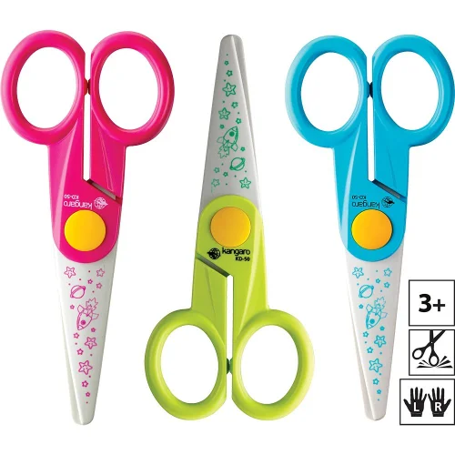 Scissors Kangaro KD-50 plastic children, 1000000000035115