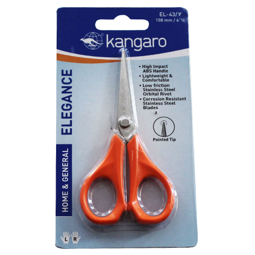 Ножица Kangaro EL-43 10.8см асорти, 1000000000051340 05 