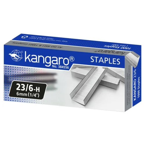 Staples for stapler Kangaro 23/6, 1000000000017343