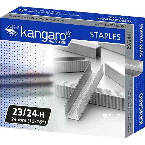Staples for stapler Kangaro 23/24 1000pc, 1000000000031414