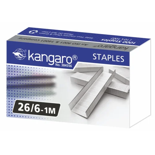 Staples for stapler Kangaro 26/6, 1000000000017342
