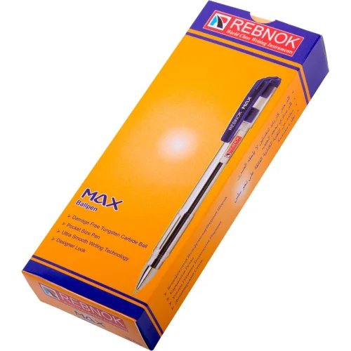 Химикалка Rebnok Max 1.0 мм синя, 1000000000021276 04 