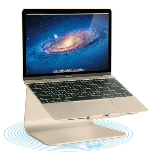 Laptop Stand Rain Design mStand360, Gold, 2000891607000667 02 