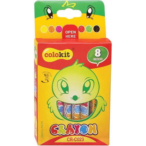 Wax pastels Colokit CR-C023 8 colors, 1000000000032154