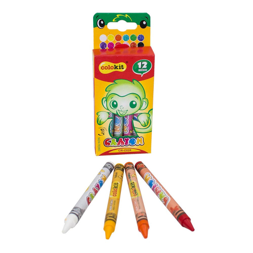 Восъчни пастели Colokit CR-C024 12 цвята, 1000000000028025 02 