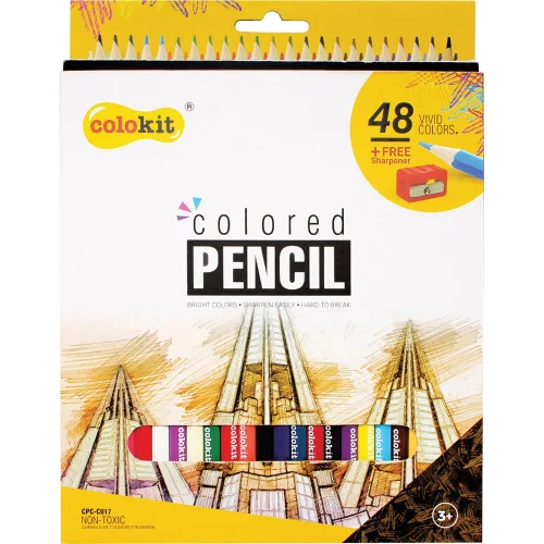 Моливи цветни Colokit Cpc-C017 48цв+остр, 1000000000033446
