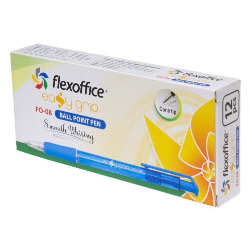 Химикалка FO-08 Easy Grip 0.7 мм синя, 1000000000027984 05 