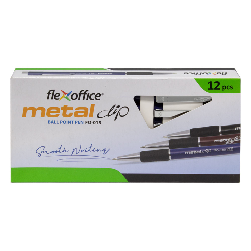 Химикалка FO-015 Metal Clip 0.7 мм синя, 1000000000029778 04 