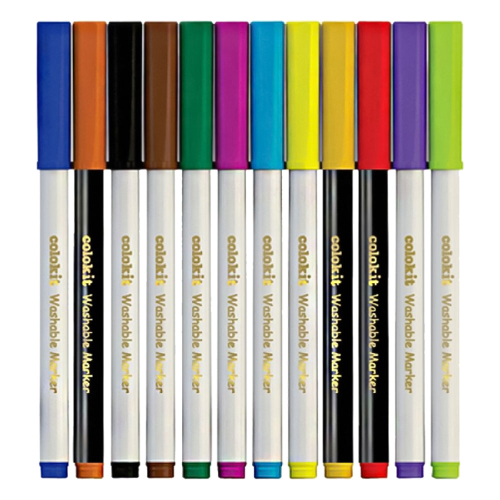 Флумастери Colokit Swm-C01 измив. 12 цв, 1000000000028028 02 