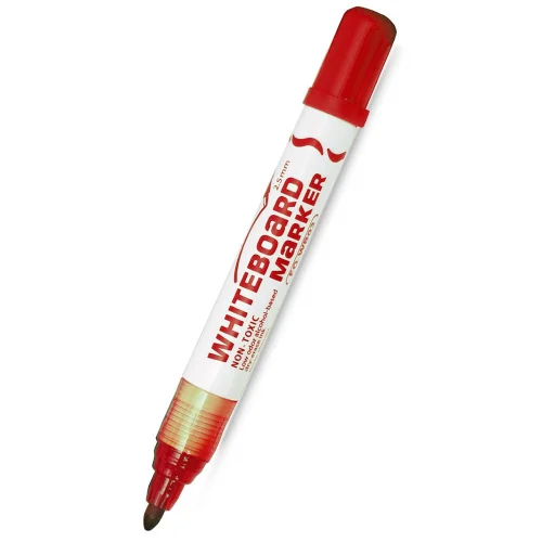 Whiteboard Marker FO-WB02 round red, 1000000000027994