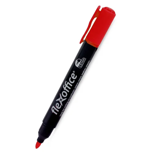 Permanent Marker FO-PM03 round red, 1000000000028008