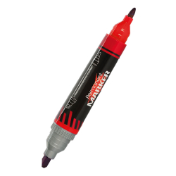 Permanent m.FO-PM05 round/Bevelled red