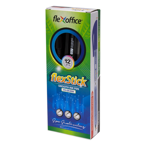Ballpoint pen FO-GELB08 Flex Stick0.7blk, 1000000000027988 05 