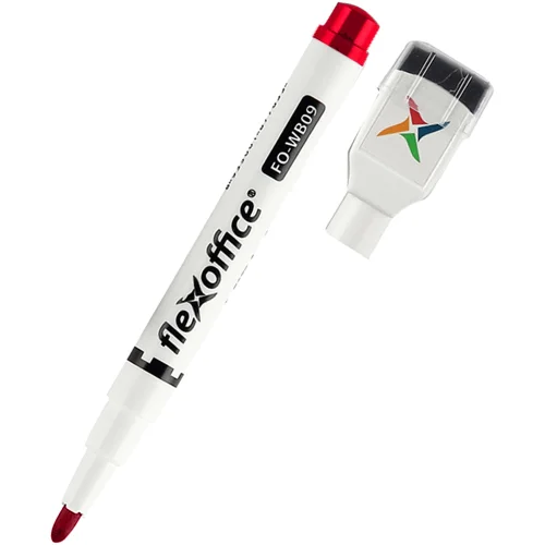 Whiteboard Marker FO-WB09 round red, 1000000000038720