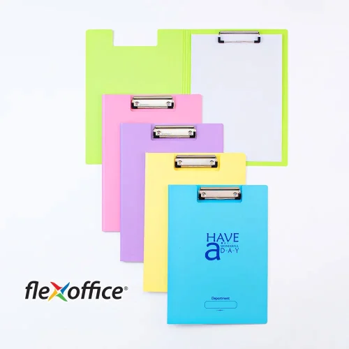 Clipboard FO-CB03 with lid PP green, 1000000000040839 05 
