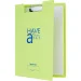 Clipboard FO-CB03 with lid PP green, 1000000000040839 06 